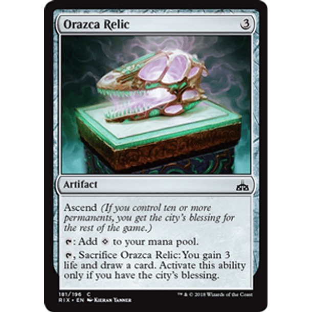 Orazca Relic - RIX