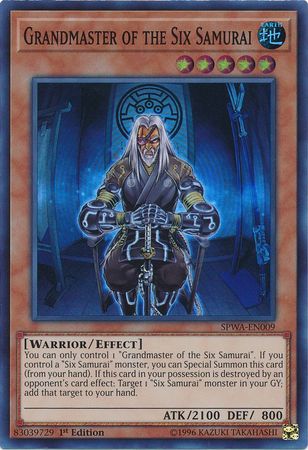 Grandmaster of the Six Samurai - SPWA-EN009 - Super Rare 1