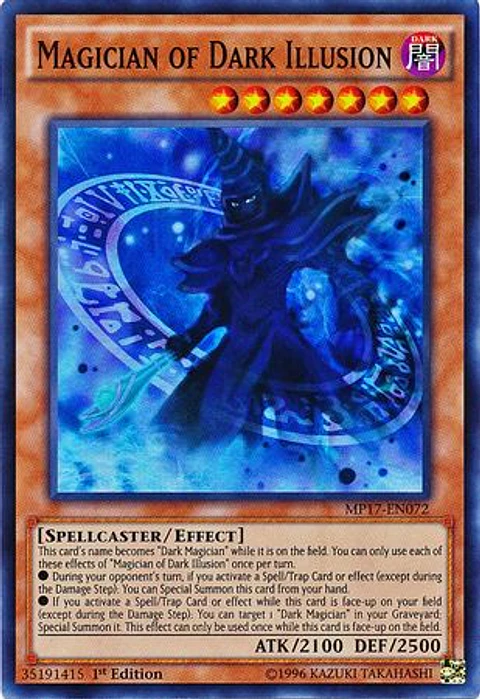 Magician of Dark Illusion - MP17-EN072 - Super Rare