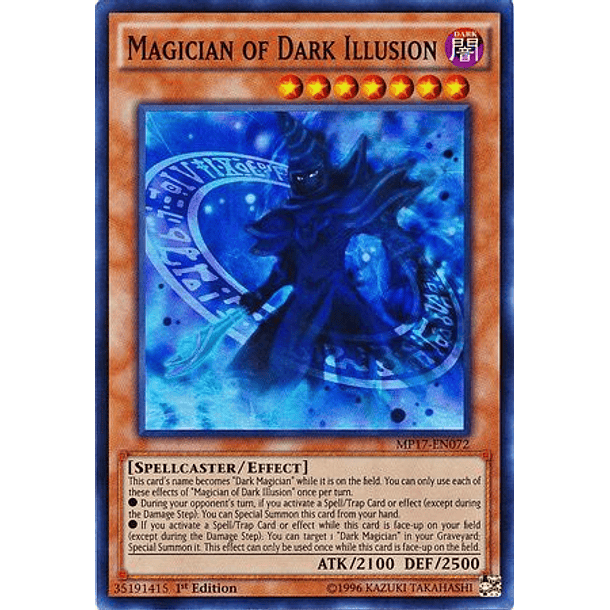 Magician of Dark Illusion - MP17-EN072 - Super Rare