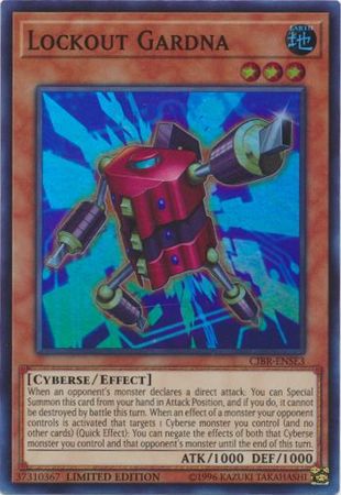 Lockout Gardna - CIBR-ENSE3 - Super Rare Limited 1