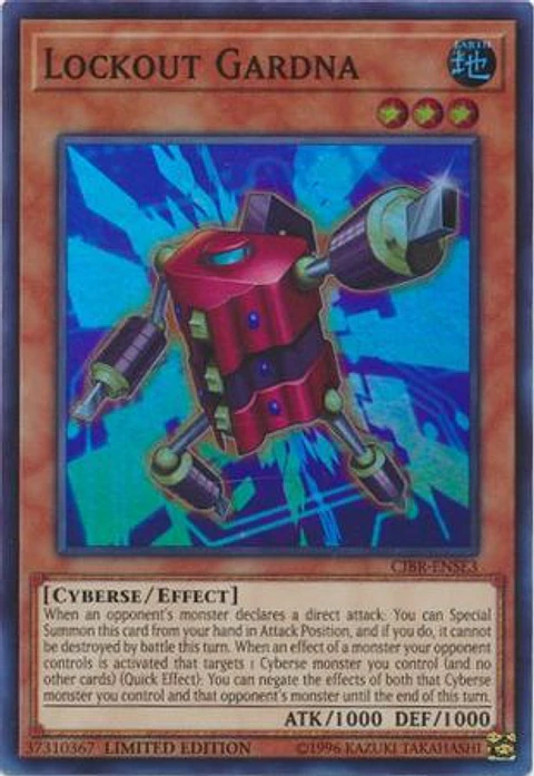 Lockout Gardna - CIBR-ENSE3 - Super Rare Limited