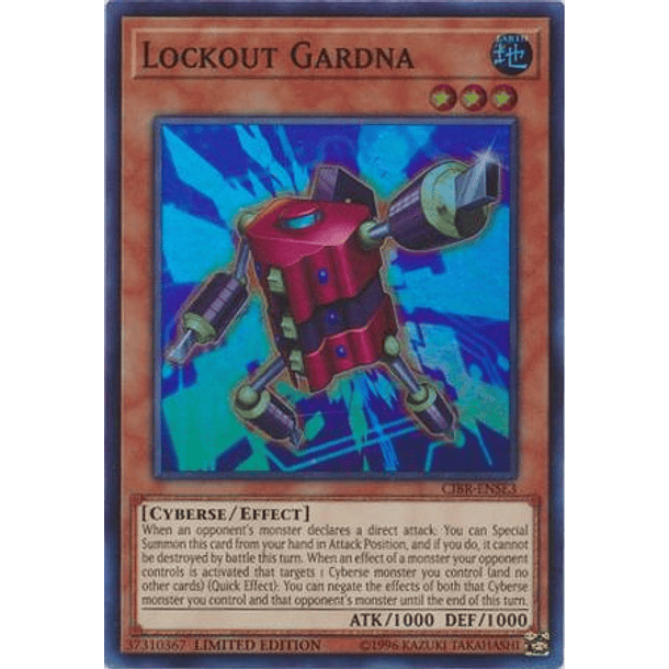 Lockout Gardna - CIBR-ENSE3 - Super Rare Limited