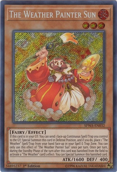 The Weather Painter Sun - SPWA-EN032 - Secret Rare