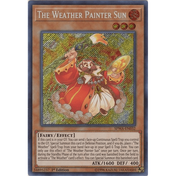 The Weather Painter Sun - SPWA-EN032 - Secret Rare
