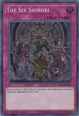 The Six Shinobi - SPWA-EN008 - Super Rare 1