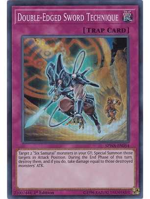 Double-Edged Sword Technique - SPWA-EN054 - Super Rare