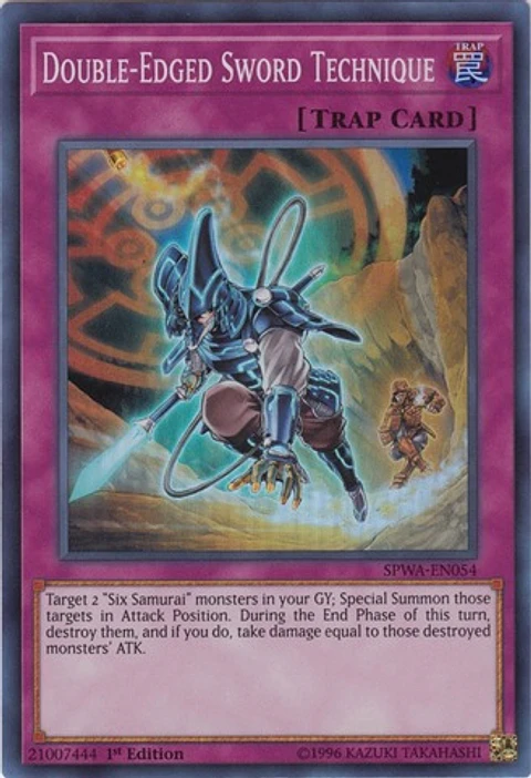 Double-Edged Sword Technique - SPWA-EN054 - Super Rare