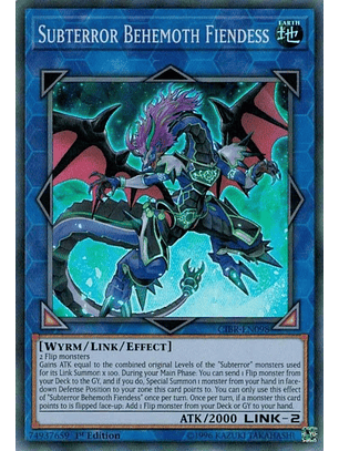 Subterror Behemoth Fiendess - CIBR-EN098 - Super Rare