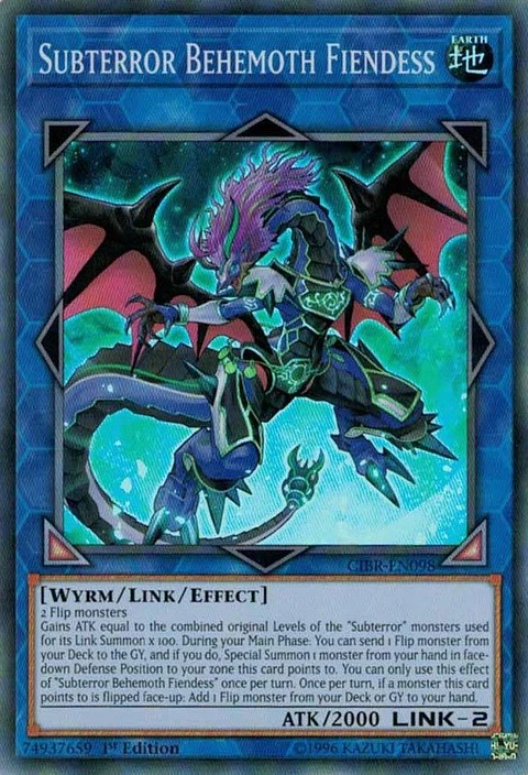 Subterror Behemoth Fiendess - CIBR-EN098 - Super Rare