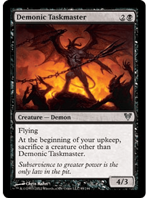 Demonic Taskmaster - ARS