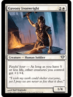 Gavony Ironwright - DKA