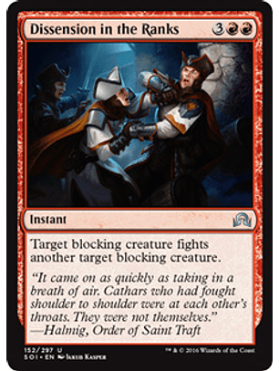 Dissension in the Ranks - SOI