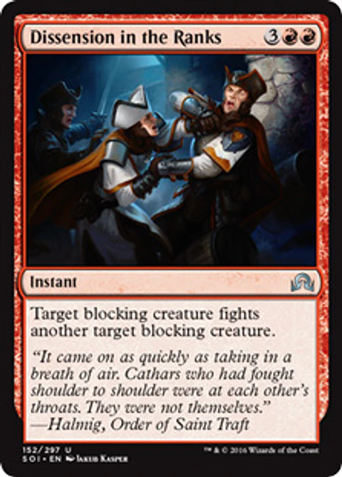 Dissension in the Ranks - SOI
