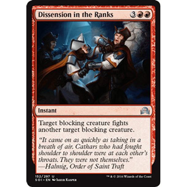 Dissension in the Ranks - SOI