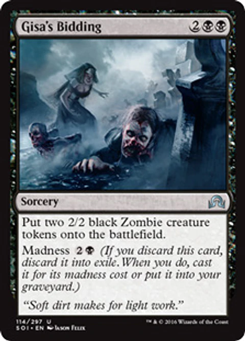 Gisa's Bidding - SOI