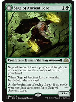 Sage of Ancient Lore | Werewolf of Ancient Hunger - SOI