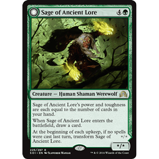 Sage of Ancient Lore | Werewolf of Ancient Hunger - SOI 1