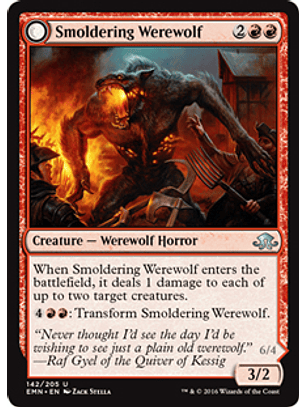 Smoldering Werewolf | Erupting Dreadwolf - EMN