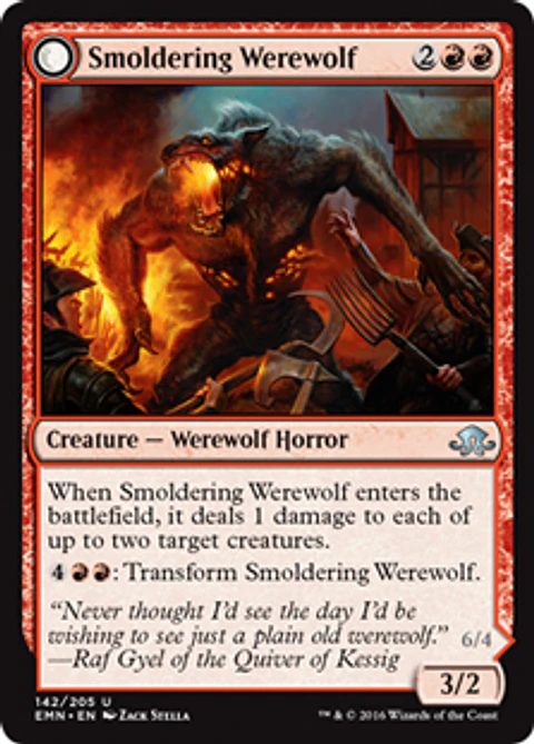 Smoldering Werewolf | Erupting Dreadwolf - EMN