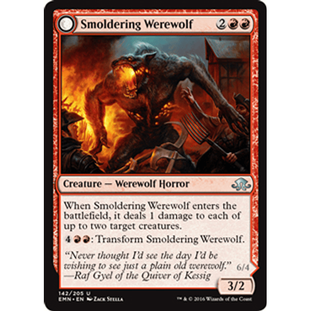 Smoldering Werewolf | Erupting Dreadwolf - EMN 1