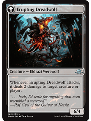 Smoldering Werewolf | Erupting Dreadwolf - EMN