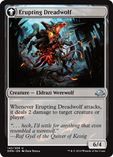 Smoldering Werewolf | Erupting Dreadwolf - EMN