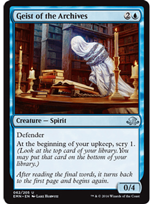 Geist of the Archives - EMN
