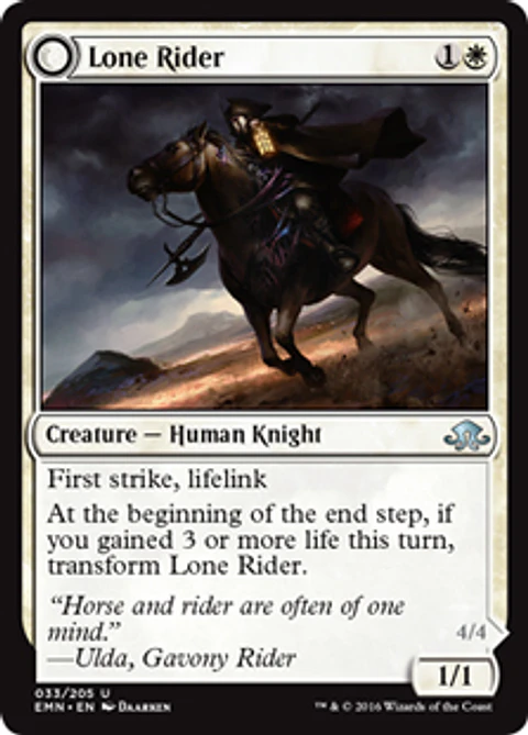 Lone Rider | It That Rides as One - EMN