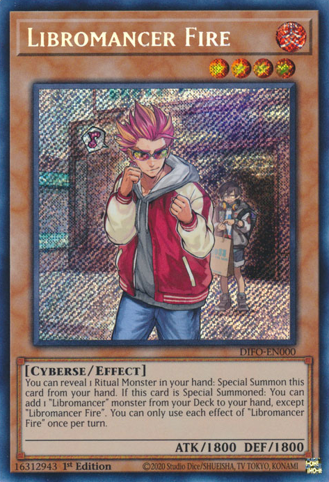 Libromancer Fire - DIFO-EN000 - Secret Rare 1