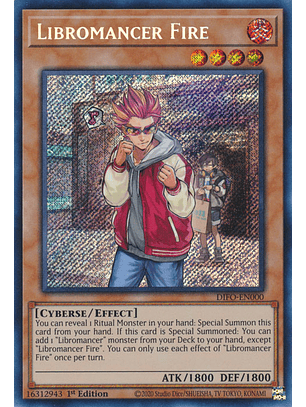 Libromancer Fire - DIFO-EN000 - Secret Rare