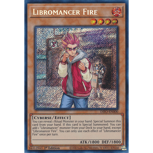 Libromancer Fire - DIFO-EN000 - Secret Rare