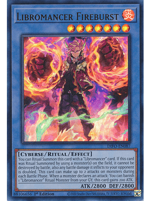 Libromancer Fireburst - DIFO-EN087 - Ultra Rare