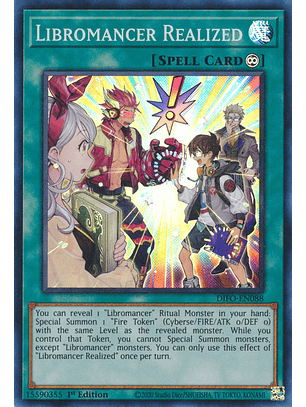 Libromancer Realized - DIFO-EN088 - Super Rare