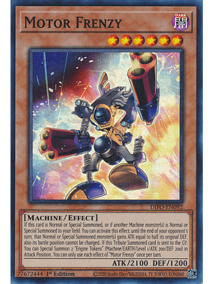 Motor Frenzy - DIFO-EN092 - Super Rare