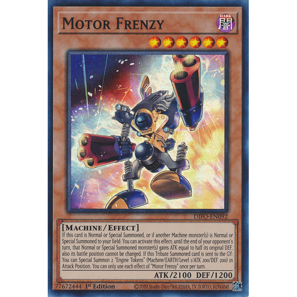 Motor Frenzy - DIFO-EN092 - Super Rare