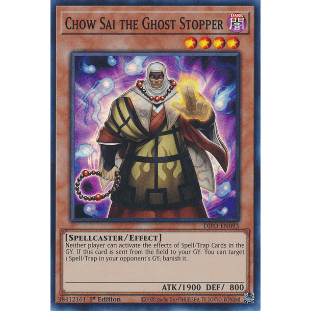 Chow Sai the Ghost Stopper - DIFO-EN093 - Super Rare