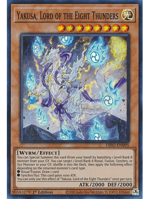 Yakusa, Lord of the Eight Thunders - DIFO-EN095 - Super Rare