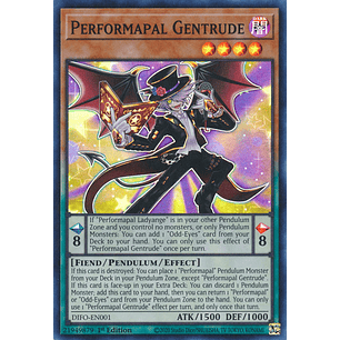 Performapal Gentrude - DIFO-EN001 - Super Rare