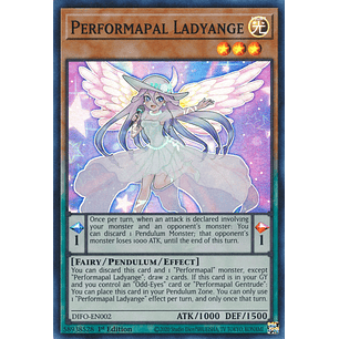 Performapal Ladyange - DIFO-EN002 - Super Rare