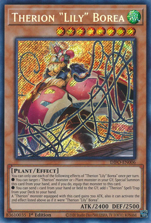 Therion Lily" Borea" - DIFO-EN006 - Secret Rare