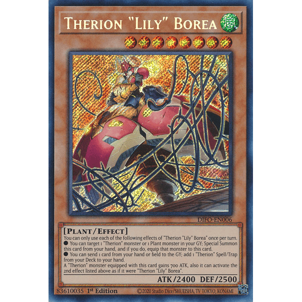 Therion Lily" Borea" - DIFO-EN006 - Secret Rare