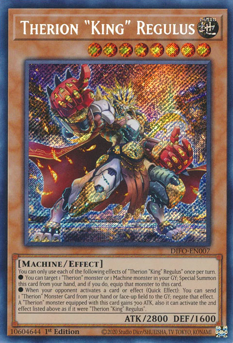 Therion King" Regulus" - DIFO-EN007 - Secret Rare