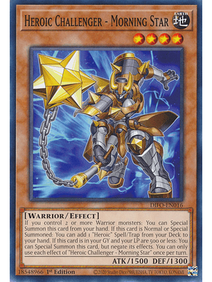 Heroic Challenger - Morning Star - DIFO-EN016 - Common