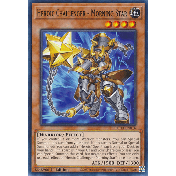 Heroic Challenger - Morning Star - DIFO-EN016 - Common