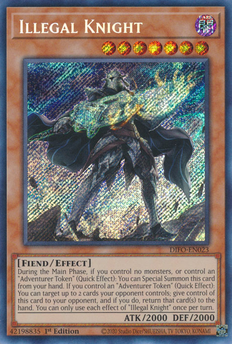 Illegal Knight - DIFO-EN023 - Secret Rare 1