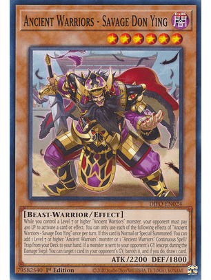 Ancient Warriors - Savage Don Ying - DIFO-EN024 - Common
