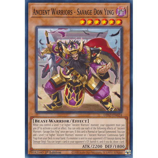 Ancient Warriors - Savage Don Ying - DIFO-EN024 - Common