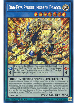 Odd-Eyes Pendulumgraph Dragon - DIFO-EN034 - Secret Rare