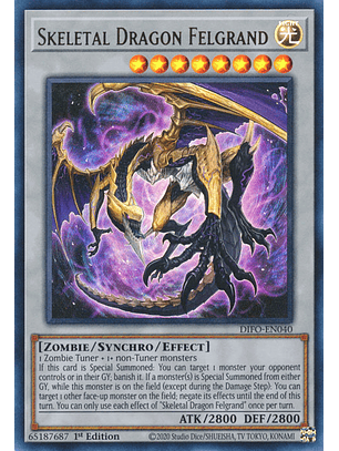 Skeletal Dragon Felgrand - DIFO-EN040 - Ultra Rare